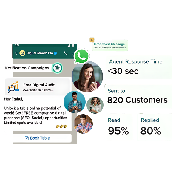 WhatsApp chatbot hero