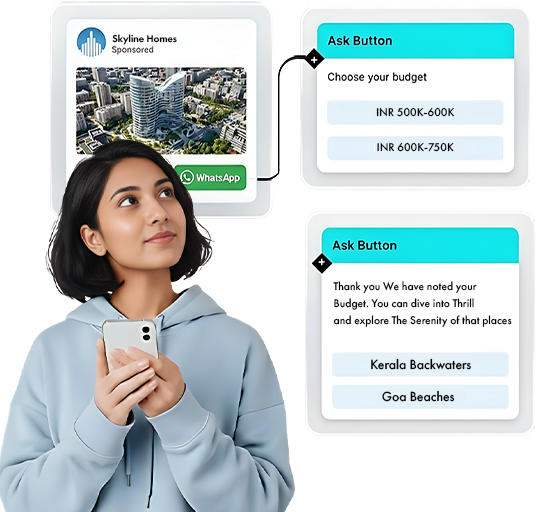 WhatsApp chatbot hero