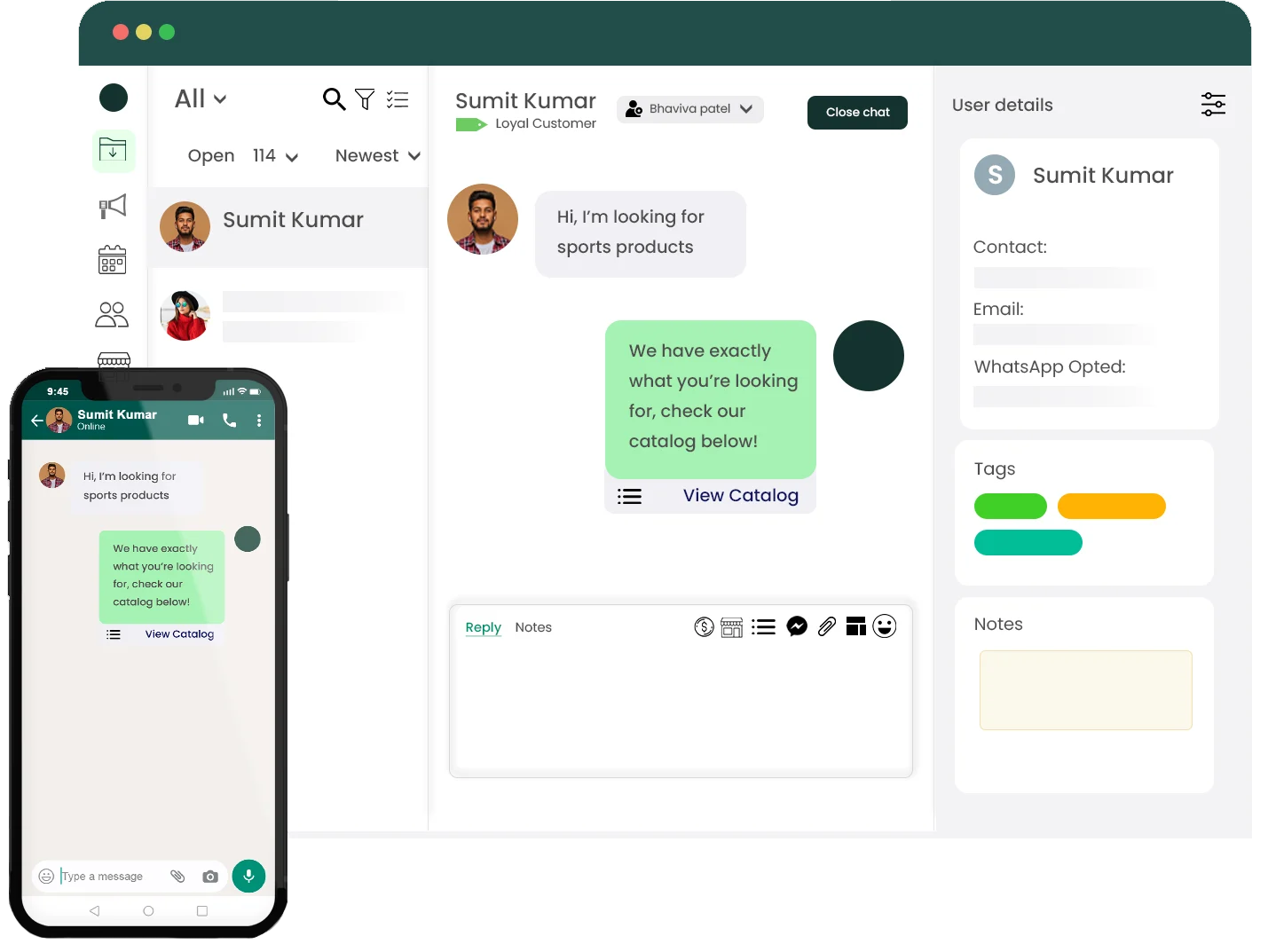 WhatsApp Marketing Dashboard