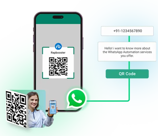 WhatsApp QR code generator — scan to start a chat instantly with no number saving required