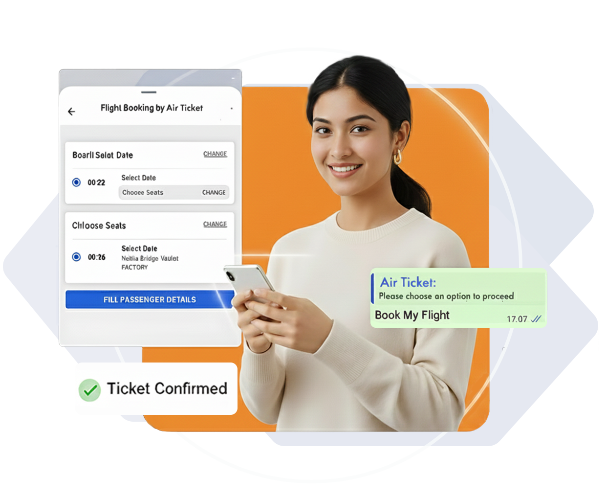 WhatsApp chatbot hero